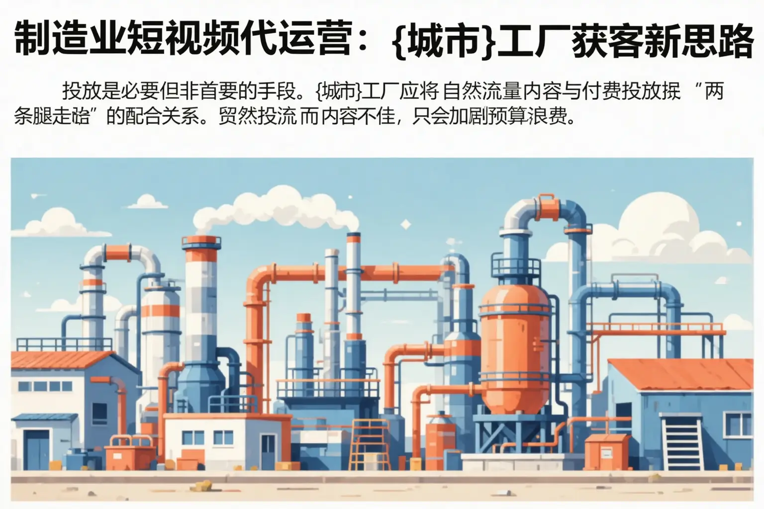 制造业短视频代运营：嘉祥工厂获客新思路